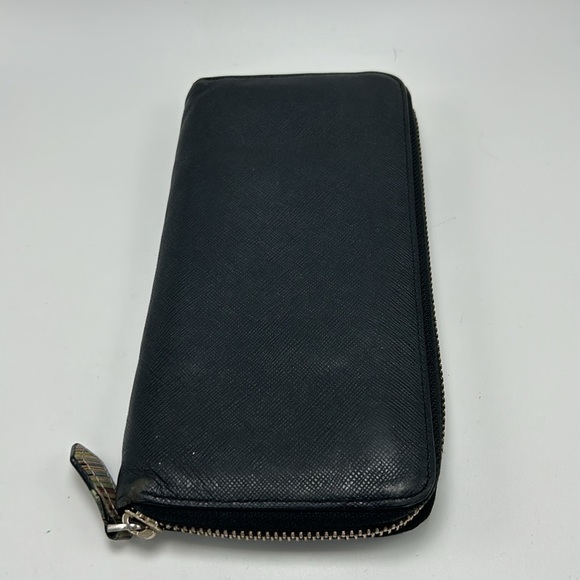 Paul Smith Long Wallet Round Zip Black Women's Vintage Y2k Leather - Picture 6 of 8